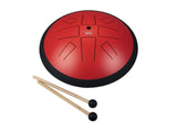 Sela Percussion Melody Tongue Drum 6“ F Minor Pentatonic Red