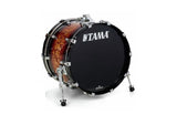 Tama 22x18 Starclassic Walnut/Birch Lacquer Finish Bass Drum w/ Tom Holder Base