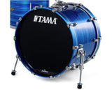Tama 22x18 Starclassic Walnut/Birch Lacquer Finish Bass Drum w/ Tom Holder Base