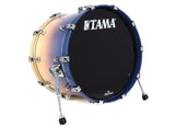 Tama 22x18 Starclassic Walnut/Birch Lacquer Finish Bass Drum w/ Tom Holder Base