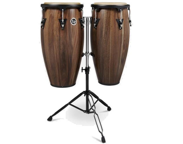 LP Aspire 11" and 12" Conga Set Siam Walnut