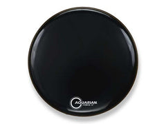 Peau de grosse caisse résonnante Aquarian 20" noire