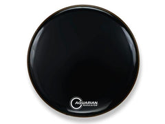 Peau de grosse caisse Aquarian Regulator RF Resonant Gloss Black 22"