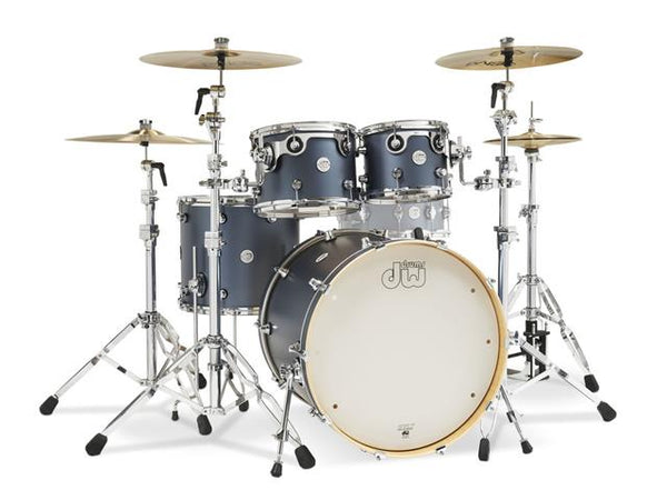 DW Design Series 4 Piece Shell Pack Blue Slate